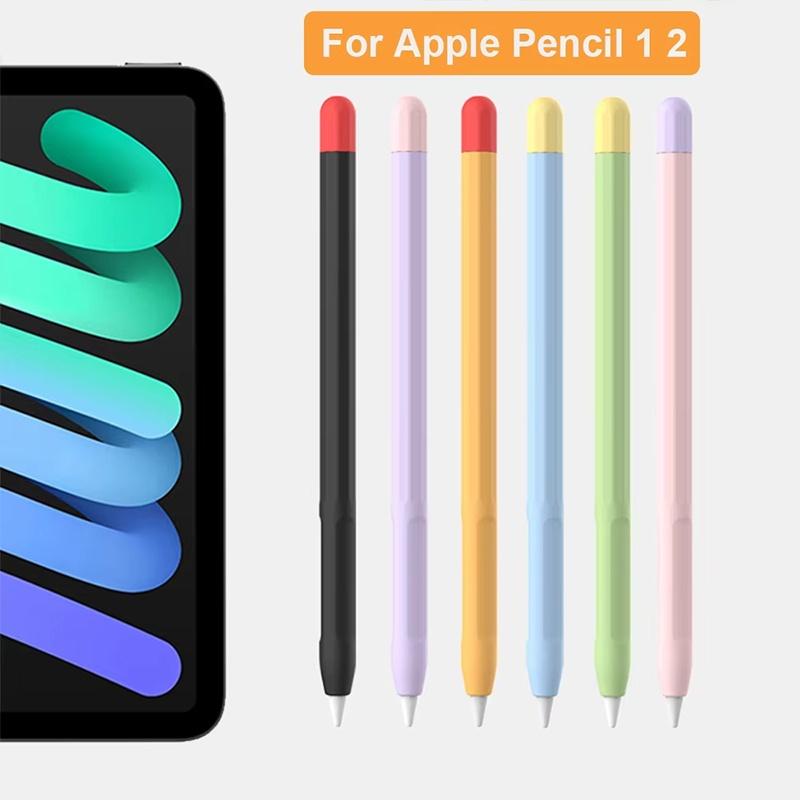 Silikonové pouzdro na stylus pro Apple Pencil 2 1 Barevně sladěné ochranné pouzdro na stylus Protiskluzové Pouzdro na tužku iPad 2 1