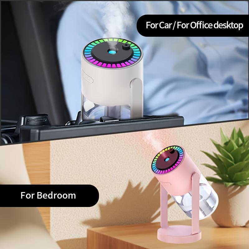 280ml USB Powered Humidifier with Color Changing Night Light,Star Projection,Adjustable Angle for Car,Home,Office,Bedroom,ABS Material,Quiet Operation