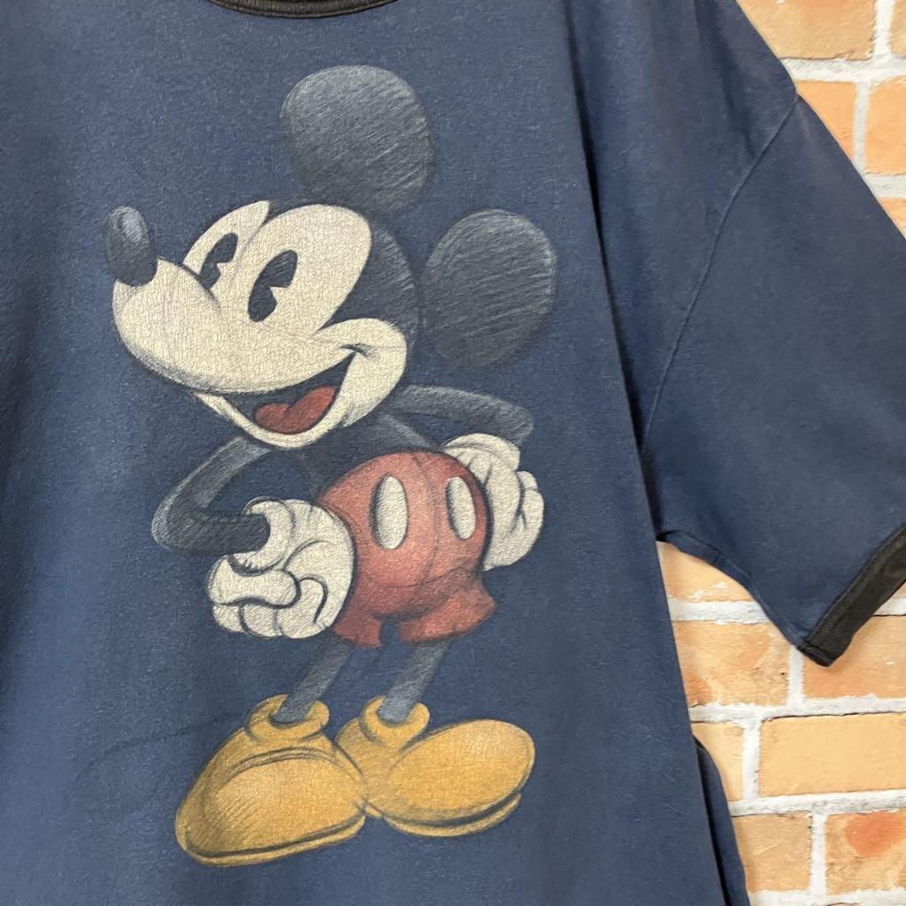 [USED] Disney Vintage Print Illustration Mickey Mouse Short Sleeve T-Shirt