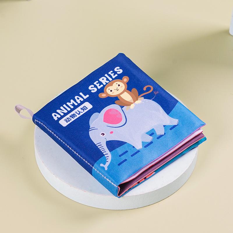 

Младенческий стиль Тактильная мягкая тканевая книга Ранние когнитивные развивающие материалы для малышей Style F