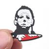 Halloween Eve Horror Movie Character Croc Shoe Buckles - Soft PVC Rubber Accessories
