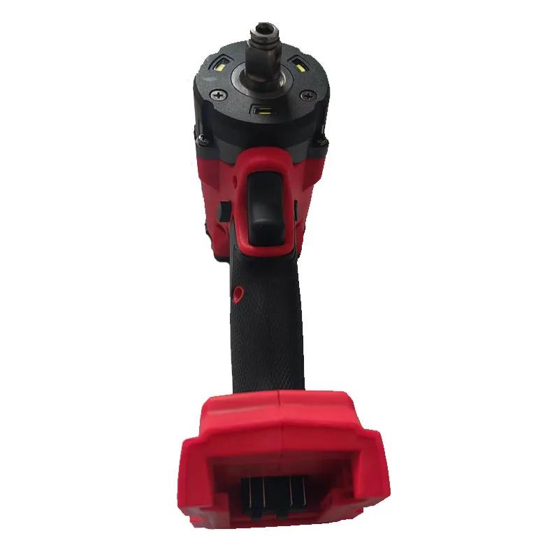 Brushless Impac Wrench 500N.m Electric Driver 1/2" Repair Cordless Screwdriver 4 Gears Power Tools for Milwaukee 18V Battery