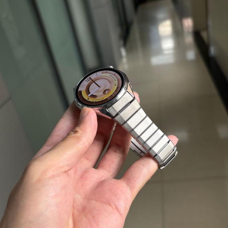 Oryginalny Metalowy Pasek Tytanowy Bez Szpar Dla Huawei Watch GT6 Pro 46mm Luksusowa Bransoleta Dla Huawei Watch GT 6 46mm Specjalistyczny Pasek Zegarkowy Z Szybkim Zapięciem