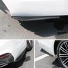 2pcs Universal Car Front Rear Car Bumper Strip Carbon Fiber Enveloping Anti-collision Spoiler Carbon Fiber Winglets