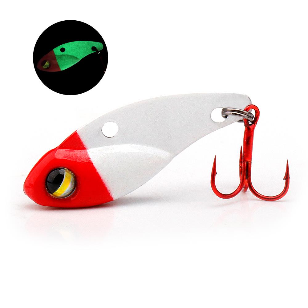 Mini Jigging Fishing Lure 25mm 3g Micro Metal VIB Sinking Cicada Wobblers Spoon Artificial Bait With Single Hook Tackle