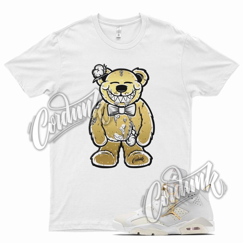 White TEDDY Shirt for J1 6 WMNS Gold Hoops DMP Metallic Defining Moments Unisex T-Shirt XXXL