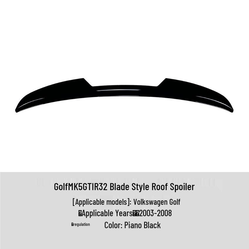 Volkswagen Golf MK5 GTI/R32 Custom Kit: Heckspoiler, Frontlippe, Dachspoiler, Seitenschweller, Heckdiffusor.