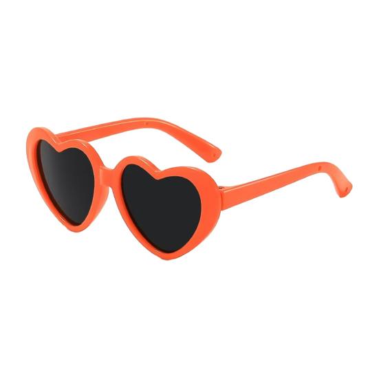 Heart Sunglasses for Dolls, Cute Pet Glasses for Stuffed Animals, Dress Up Accessories for Porch Goose Statue, Toy Eyewear for Kids