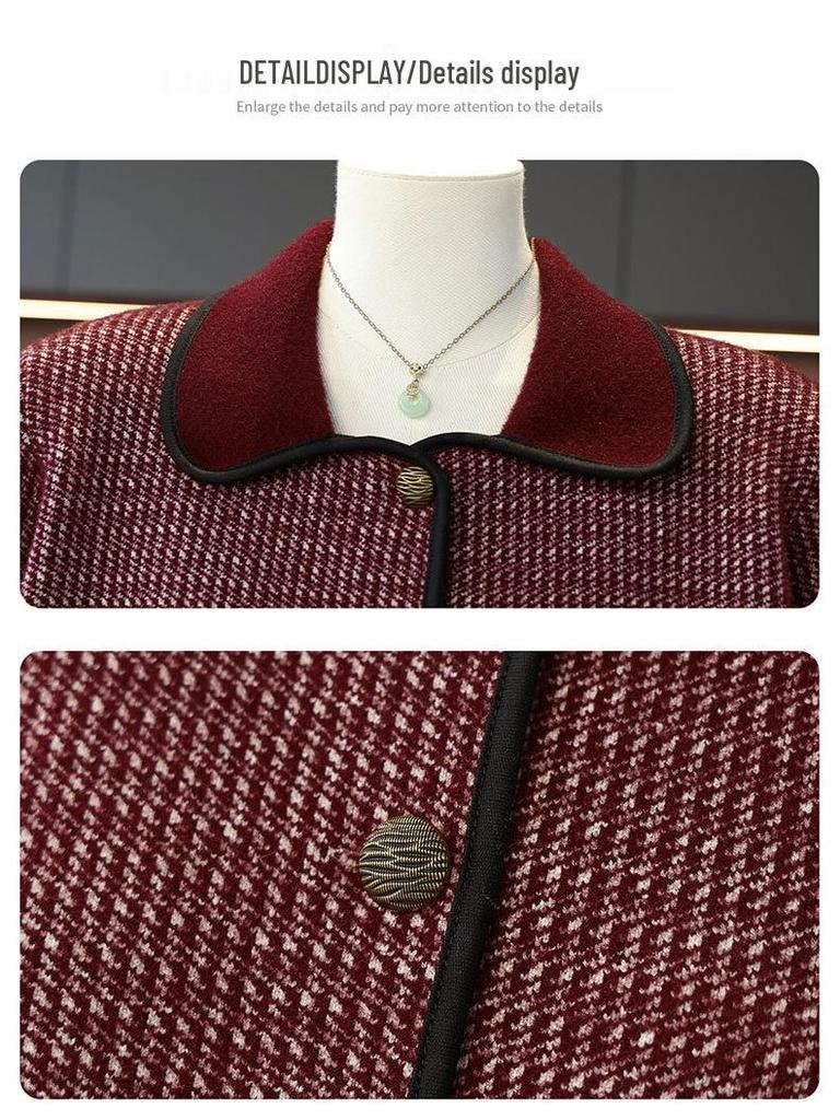 Mom's 2025 Autumn Fashion Knitted Cardigan for Mid-Aged & Elderly Women