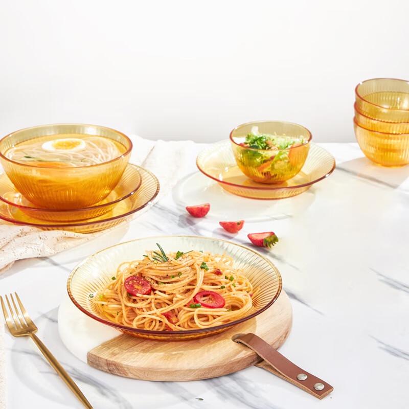 Snapware Crystal Series 10-Piece Heat-Resistant Glass Tableware Set