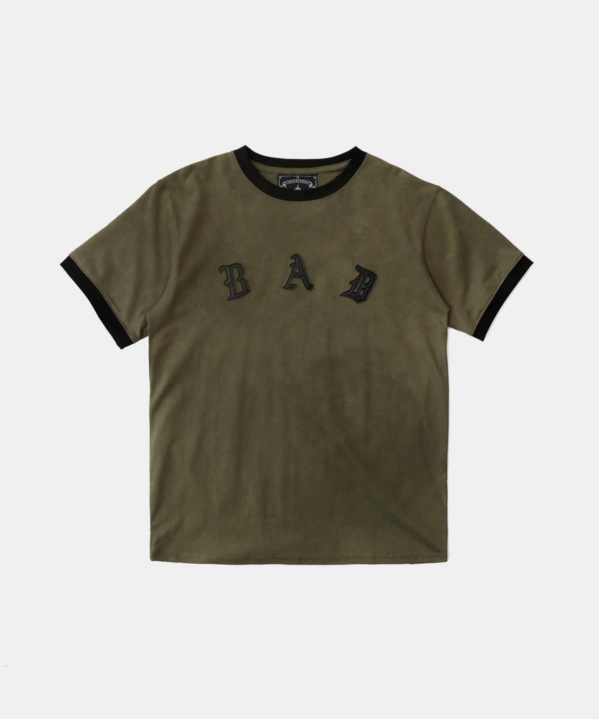BADBLOOD Cosmo Bad Patch Ringer T-Shirt - Khaki