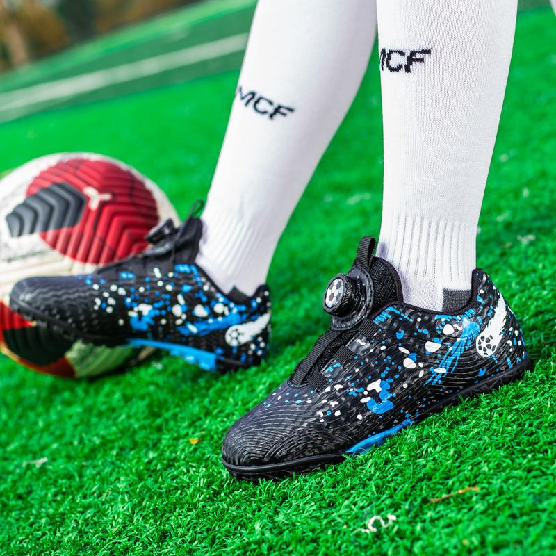 2024 new children's football shoes girls broken nails professional training shoes girls primary school sports shoes sports shoes