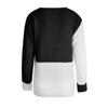 Women's Contrast Color Three-dimensional Sweater Loose Long Sleeve Knit Sweater