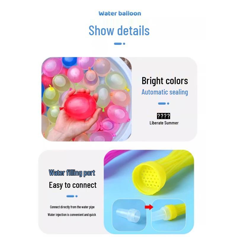 Automatic Knotting Water Balloon Filler - Kids' Summer Outdoor Essential