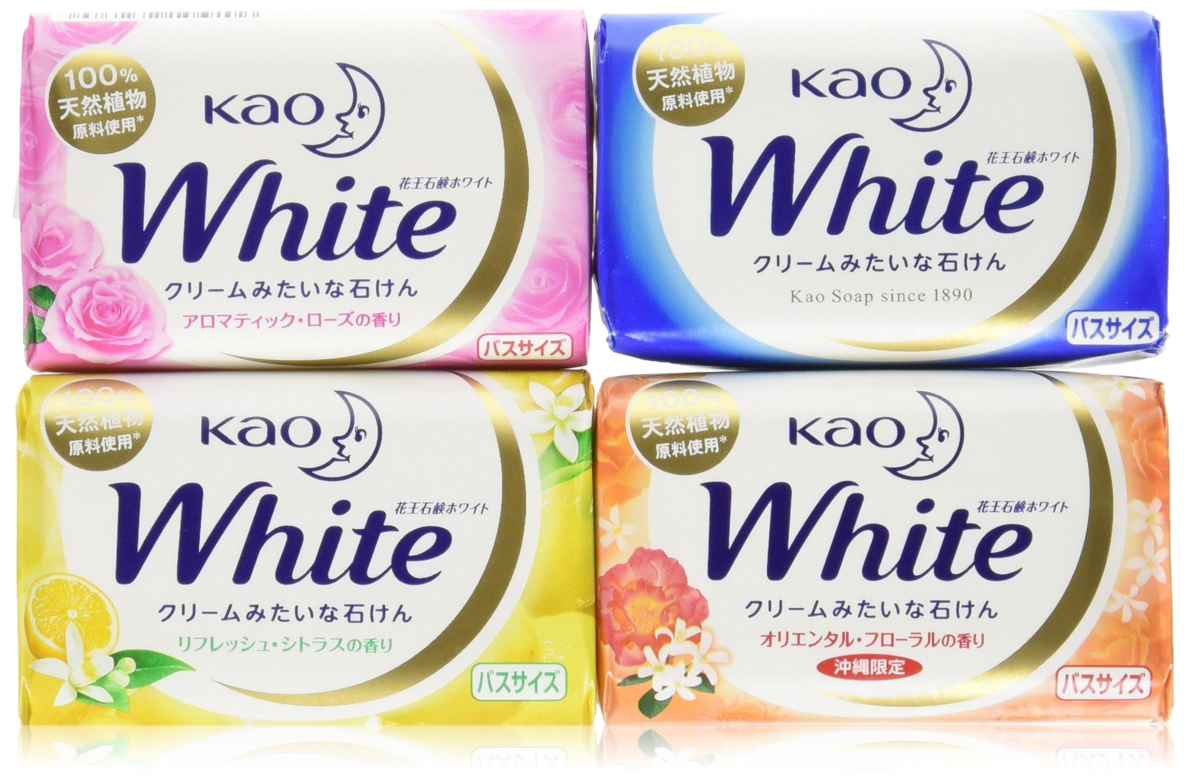 

Kao White Bath Size Bar Soap 130g x 12 Pack