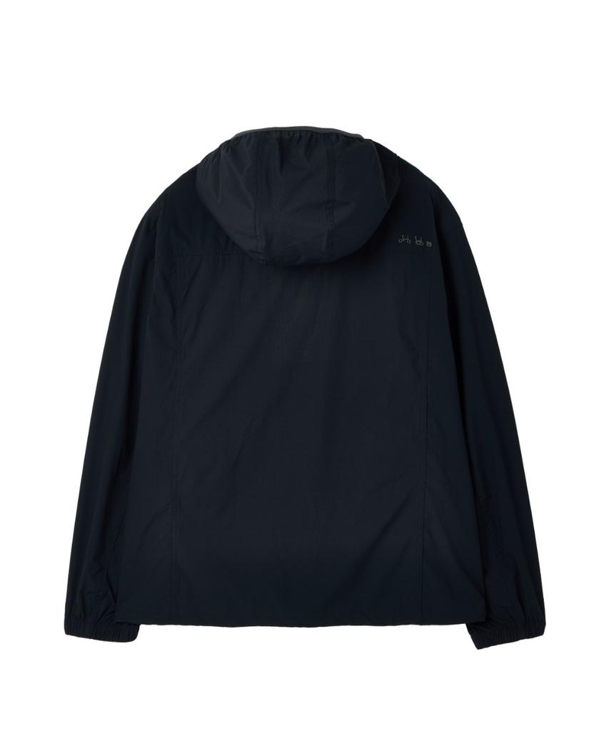 Brompton London Air-Dot Hooded Jumper - D/Navy (P262Mjp181)