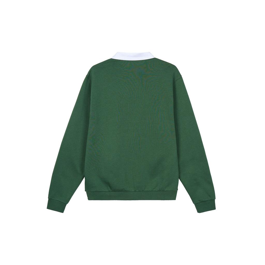 Nike Club Fleece Long Sleeve Polo Shirt Green DX0538-323
