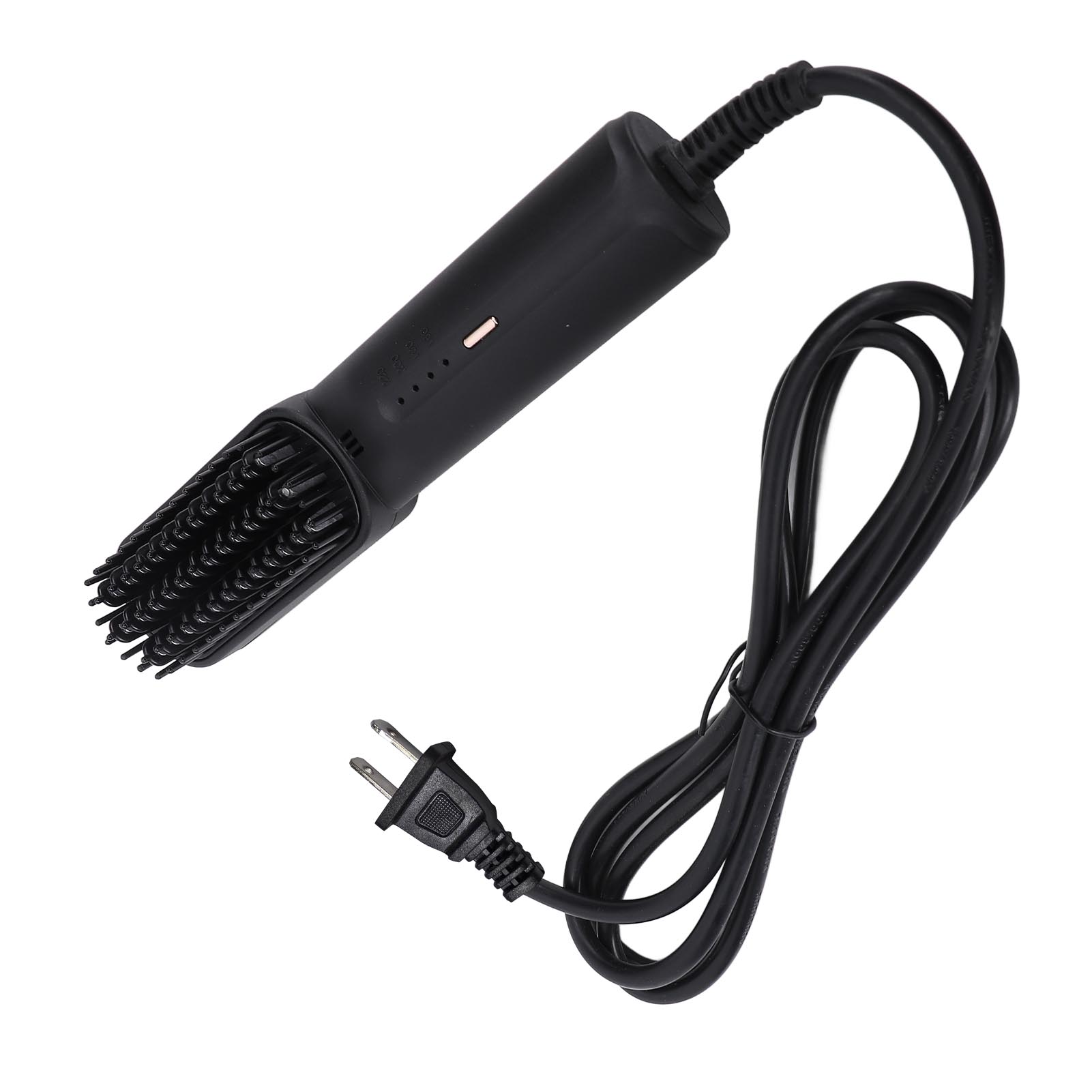 

Выпрямитель для волос Расческа для выпрямления волос Щетка для завивки Маленькая и изысканная расческа для путешествий Черная US Plug