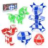 Colorful 24 Segment Magic Snake Puzzle Toy Flexible Educational Fidget Toy For Kids