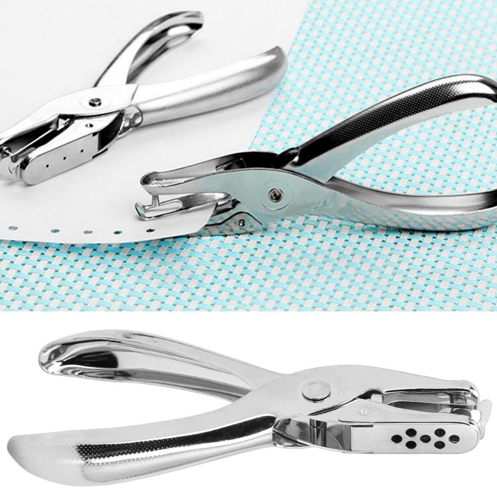 3PCS Stainless Steel Hole Puncher 6mm Single Hole Hand Paper Ticket  Punches