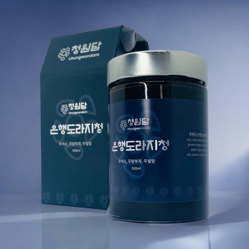 Cheongwondam Sugar-Free Yakdoraj Ginkgo Dorajicheong 500ml, 500g, 1 unit