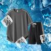 Casual Sports Suit Men's Short Sleeved Suit Men's Two-piece Set