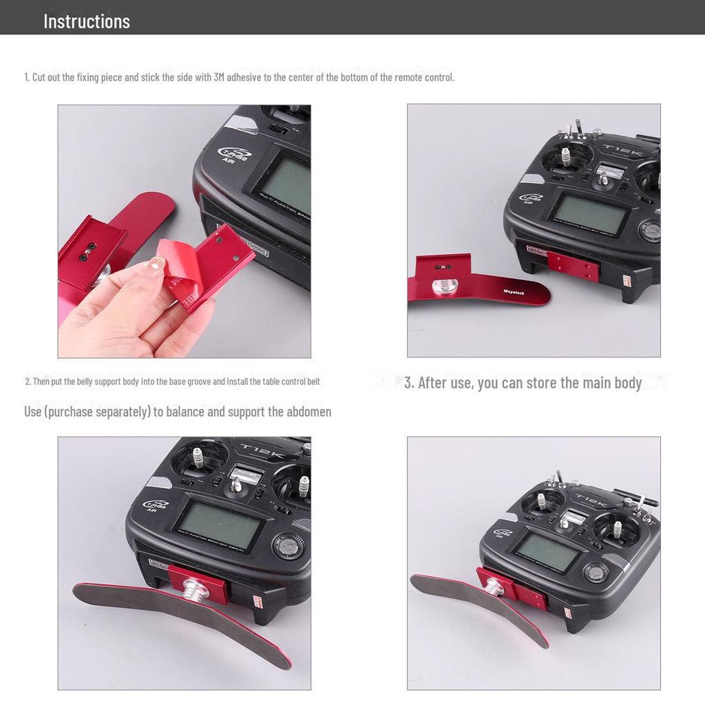 Mayatech Metal Transmitter Abdominal Support Frame for Drone Remote Control