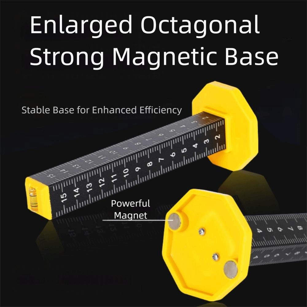 Light Steel Equal Height Ruler Magnetic Floor Tile Ruler Wall Lay Tool  Floor Tiling