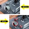 For Alfa Romeo Giulia Stelvio 2017-Car Center Console Multimedia Knob Switch Ring Decoration Cover Trim Interior