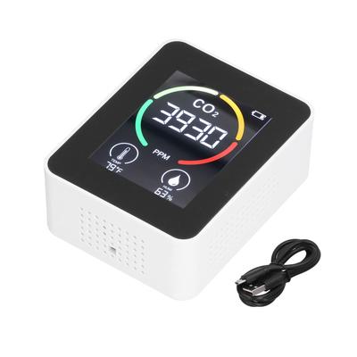 Air Quality Monitor 3 In 1 Intelligent Color Screen Portable Carbon Dioxide Detector for Home