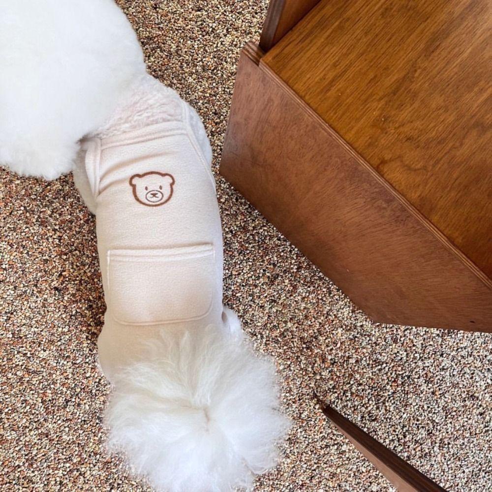 

Soft Pet Strap Pants Breathable Dog Jumpsuit Comfortable Dogs Pajamas Pomeranian XL