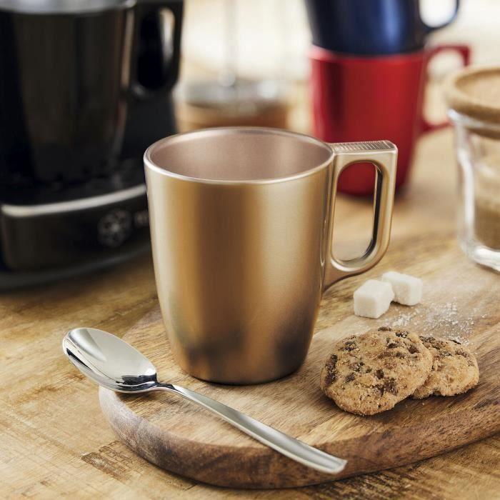 Tasse Mug - Luminarc - Flashy Doré - Verre - 250 ml - 6 Unités