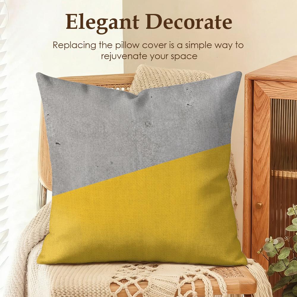 Gleam of Light Print Cushion Cover Natural Linen Organic Fabric DoubleSided Printing Sofa Home Decor Gift Pillow Case 30x30cm