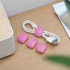 Cable Organizer Colorful Plastic Buckle Travel Wire Clip Compact Reusable Cable Winder Stylish Portable Charging Cord Management