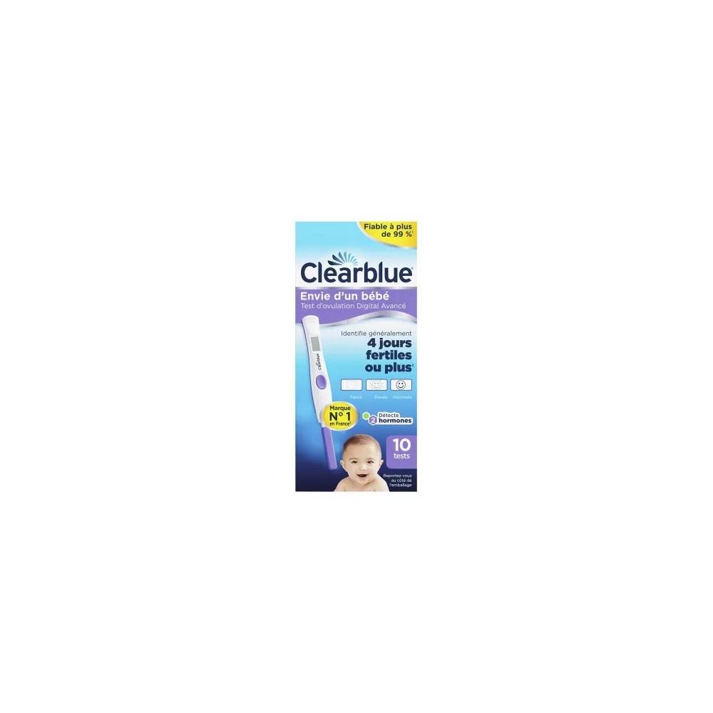 

Clearblue Advanced Digital Тест на овуляцию, 2 гормона, коробка из 10 шт.