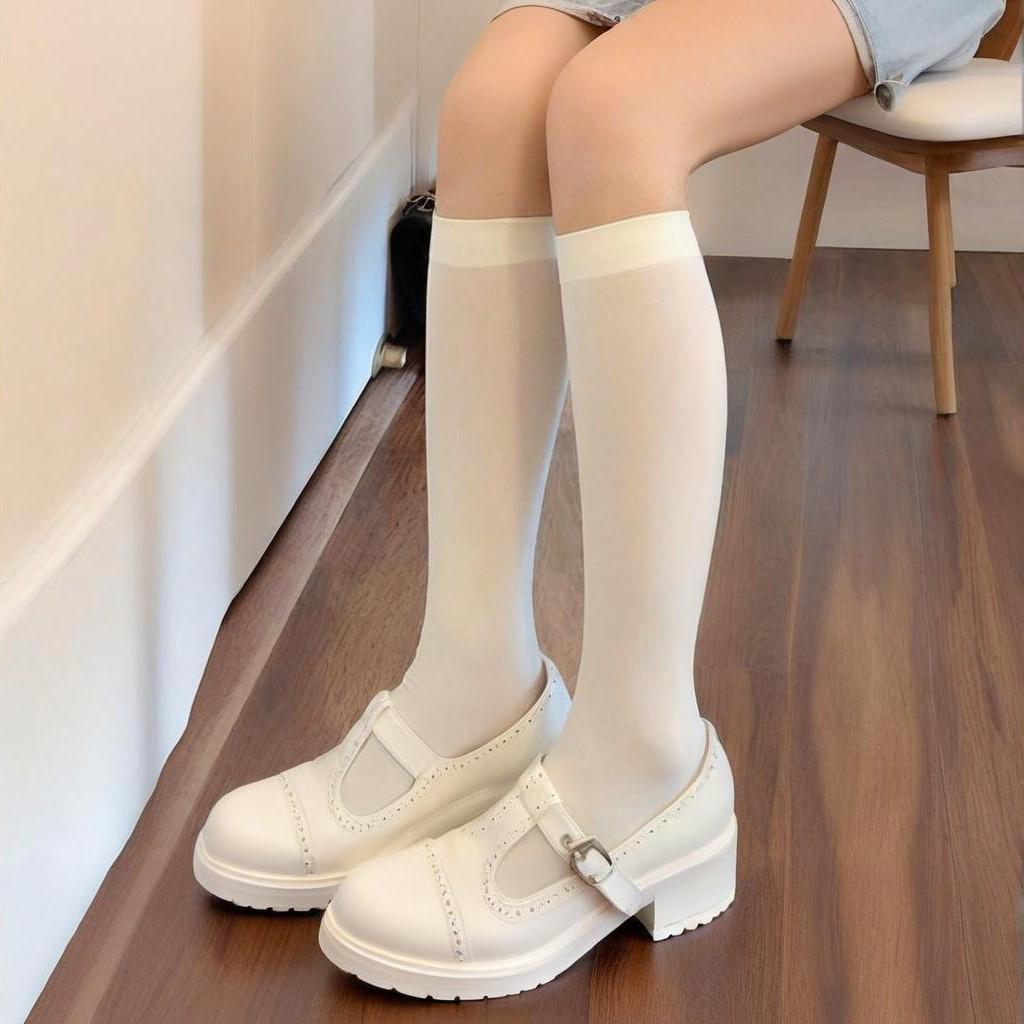 Women's Matte Bow Over-the-Knee Bavarian Festival Socks