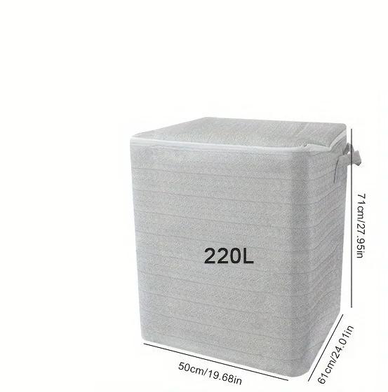 

1/3PCS Storage Boxes for Clothes & Quilts, Dust-Proof Organizers with Lids, Stackable for Wardrobe, Moving, Home & Office