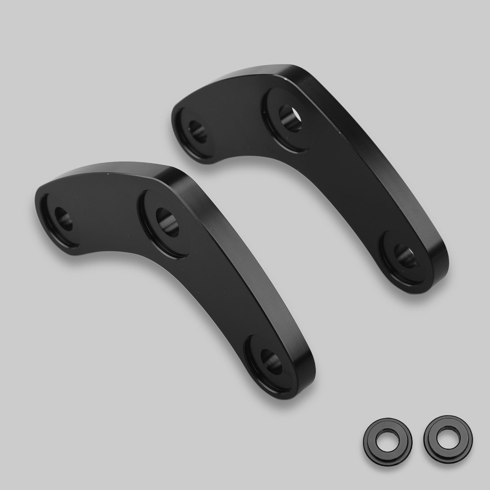 

LEDISHUN Motorcycle Lowering Kit for Kawasaki Ninja 650, Z650, and Z650RS (All Model Years) - Improved Foot Reach, Rear Lowering Link Rods (Black)