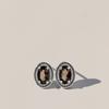 47Bag 925 Silver Natural Garnet Gemstone Earrings Riona