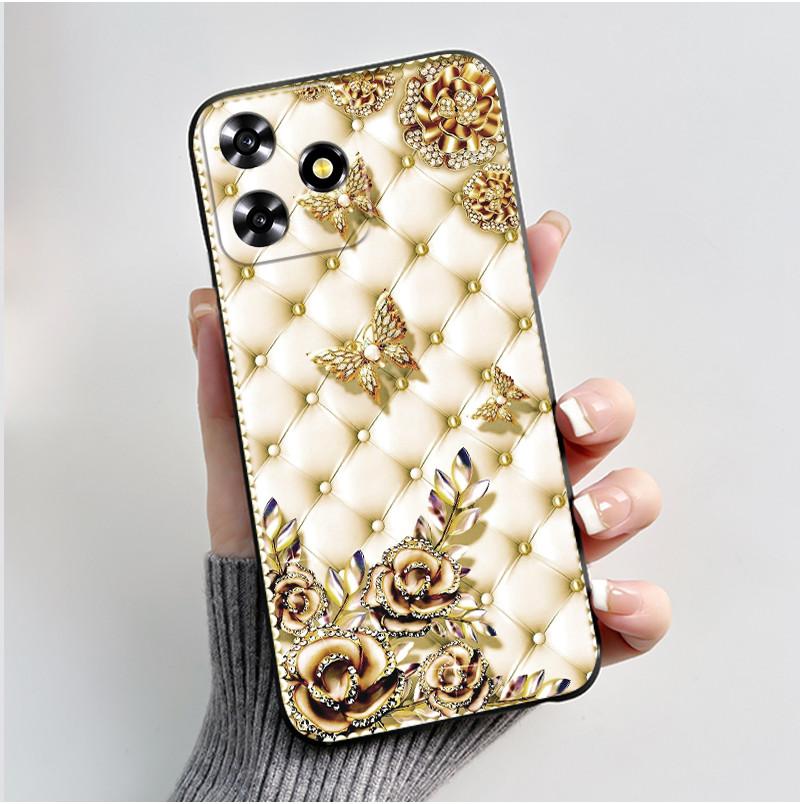 For ZTE Blade A73 4G Case Luxury Dragon Cute Cool Boys Girls Black Matte Soft Silicone Casing For ZTE Axon 50 Lite Bumper Cover