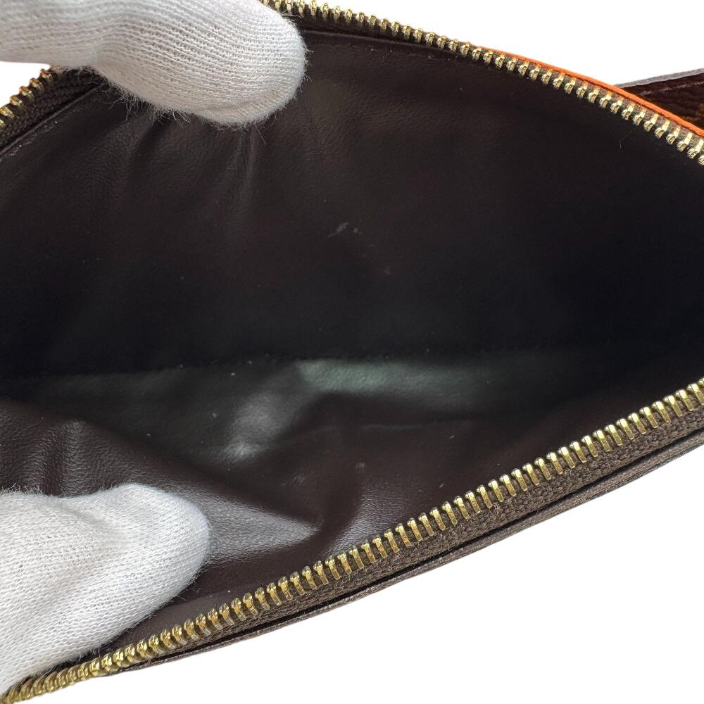 LOUIS VUITTON M61578 Monogram leather Portefeuille Emily Purse Brown leather Women Used