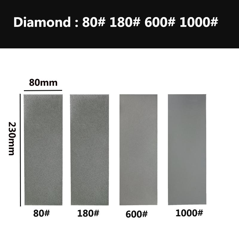 1000 Diamond Plate Hard Large Sharpening Stone Professional Knife Sharpener Whetstone Edge Blade Sharp Apex Sheet Ruby Spyderco