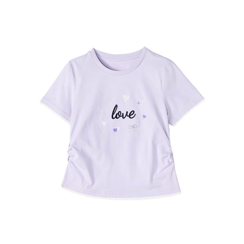 Deesha Girls' Round Neck Short Sleeve T-Shirt