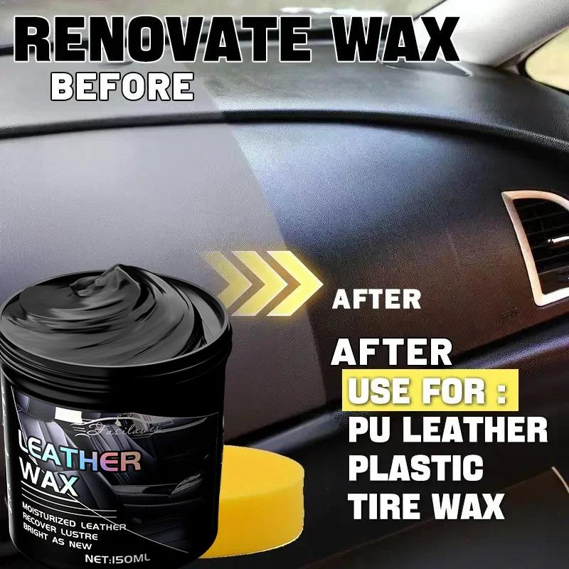 Good Car Plastic Part Restoration Paste, Tire Coating, Glossy Black Dashboard, Repair Yellowing And Scratches on Rubber Strips,