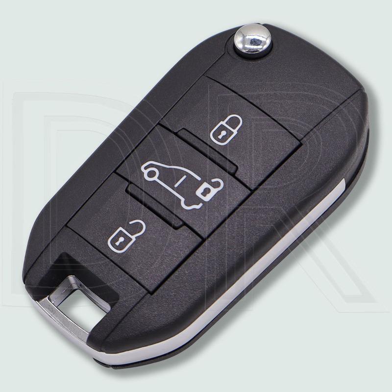 DR HU8435 4A Chip 433MHz VA2/HU83 Flip Car Remote Key P/N 98 139 654 77 For Peugeot Expert 308 3008 408 508 C3 C4 Cactus C5 C6