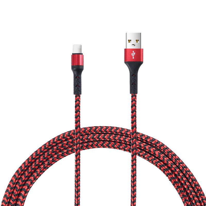 Round Head Braided Super-Fast Charging Cable for Apple, Android, Huawei, and Type-C Devices