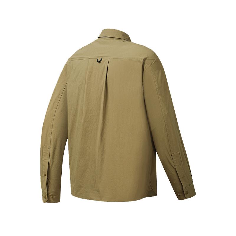 Fila Explore Polo Casual Simple Long Sleeve Single Breasted Shirt Men Shirts A11M637404FDK