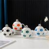Ceramic Drinking Cup With Soccer Designs 400ml Coffee Mug For Sports Enthusiasts Soccer Theme Drinkware For Home