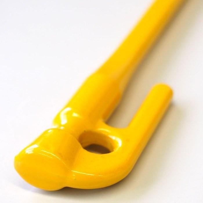 [Ellis] Forged Pegs [Ellis] Stake 28cm Yellow Powder Coat 8-Pack MK-280YL Made in Japan