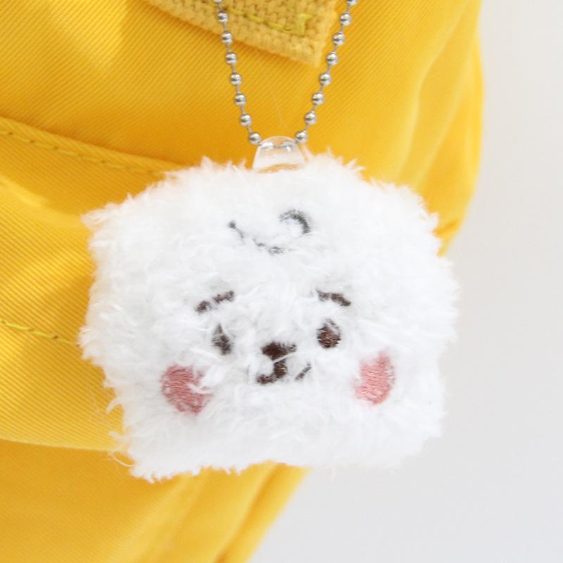 BTS Plush Doll Keychain Cute Animal Bag Charm DIY Brooch Accessory